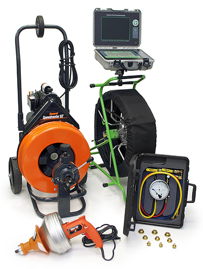 Plumbing equipment used by Full Moon Plumbing Inc. in Barrie, ON